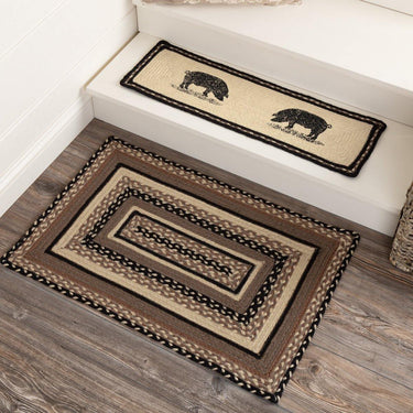 Sawyer Mill Charcoal Jute Braided Rug Rect 20